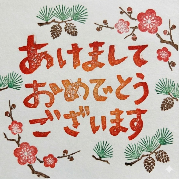 あけましておめでとうございます梅ハンコs